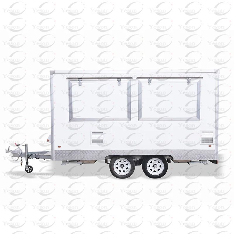 Wholesale Outdoor Custom Fully Equipped Ice Cream Street Kitchen Food Cart