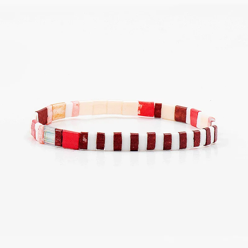  Японские цветные бусины Tila Pulsera Miyuki ювелирные изделия плетеные