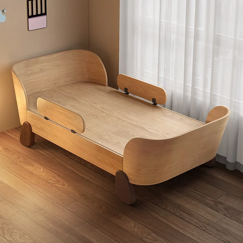 Korean Wood Style Modern Bedroom Children Bed Kids Bunk Bed Baby Crib