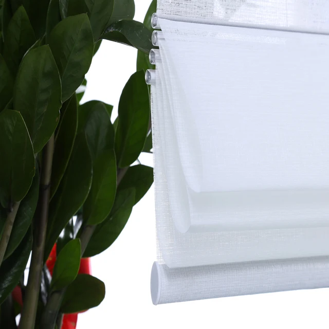 home decor blackout fabric curtain roman blind white  roman motorized shades