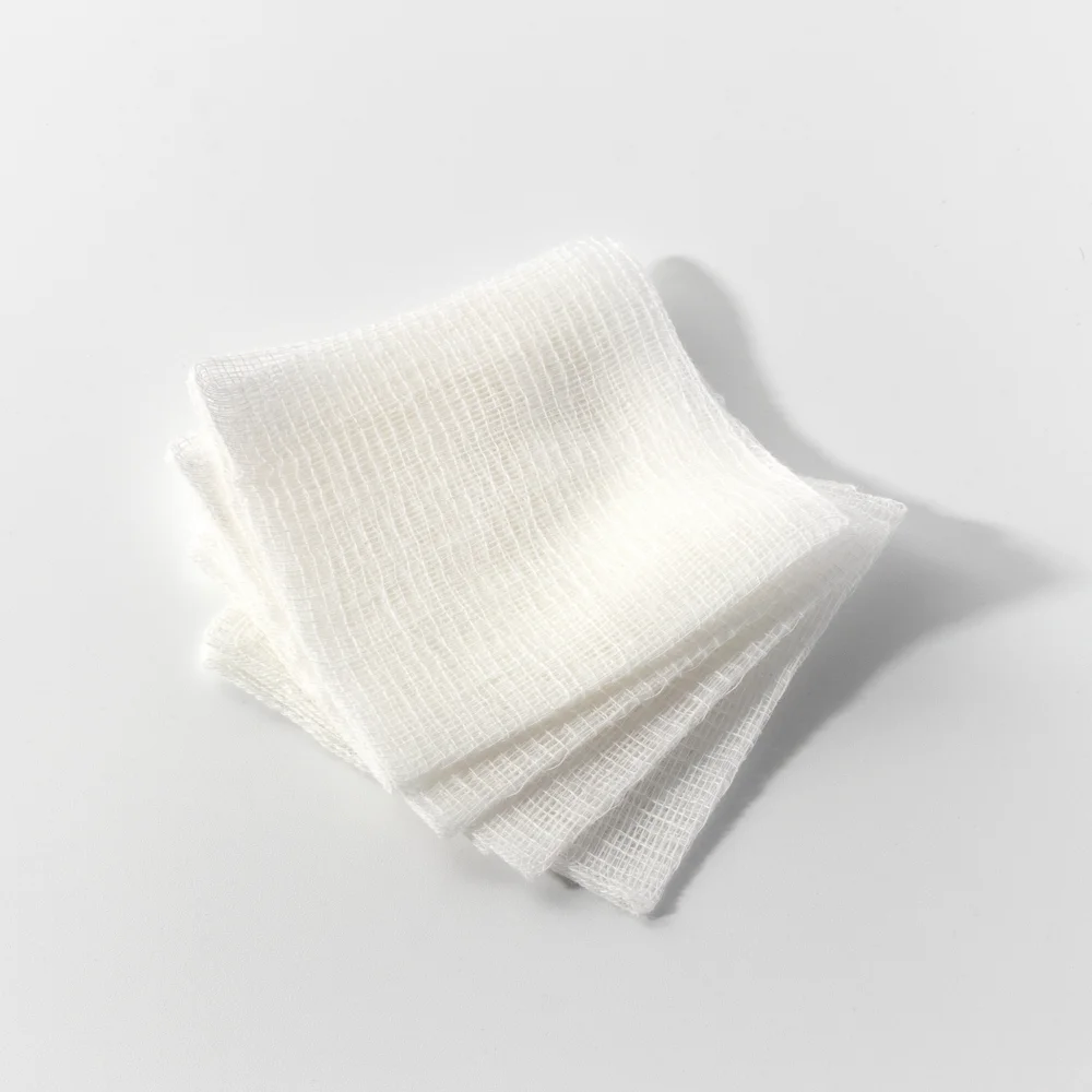Medical Gauze Swab Sponge Sterile 100% Cotton Fabric Surgical Gauze Pad Hospital Dental Gauze Swap