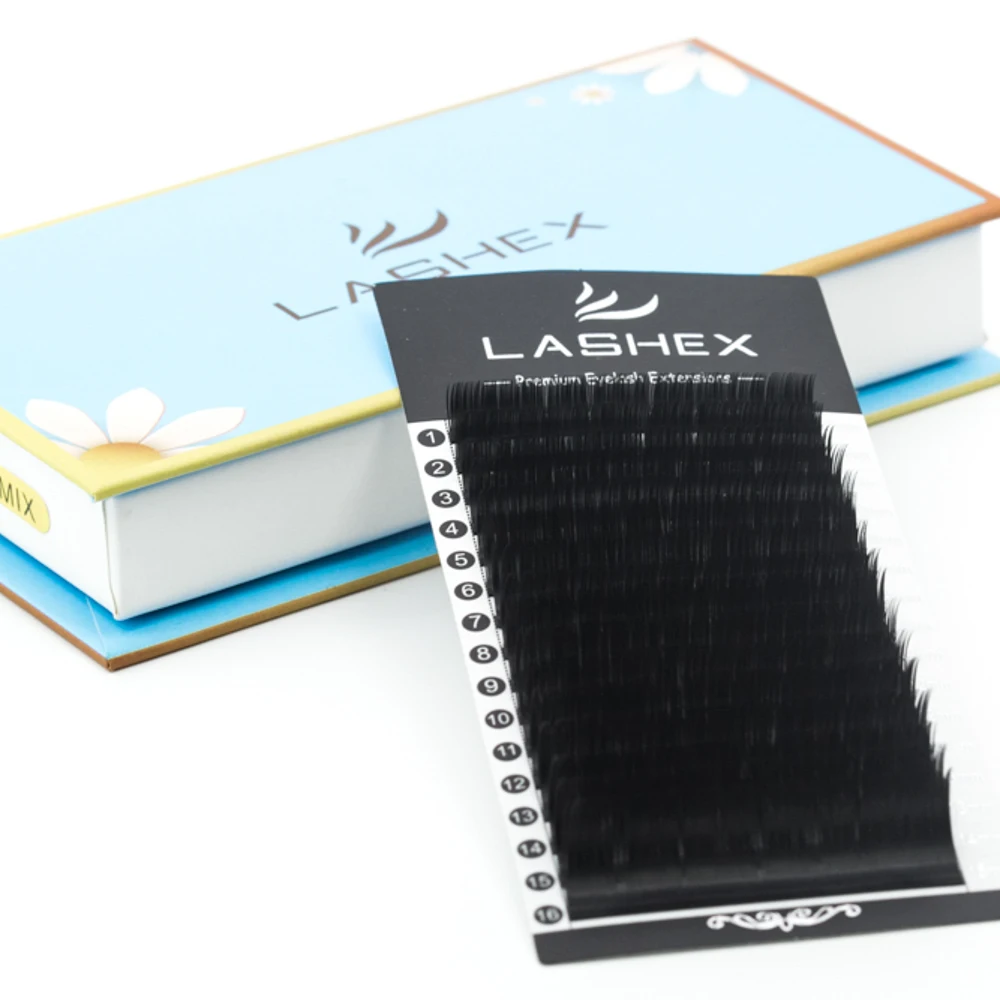 EJ VEYELASH Wholesale 0.10 0.25mm Individual Matte Ellipse Flat Cashmere Eyelash Extension