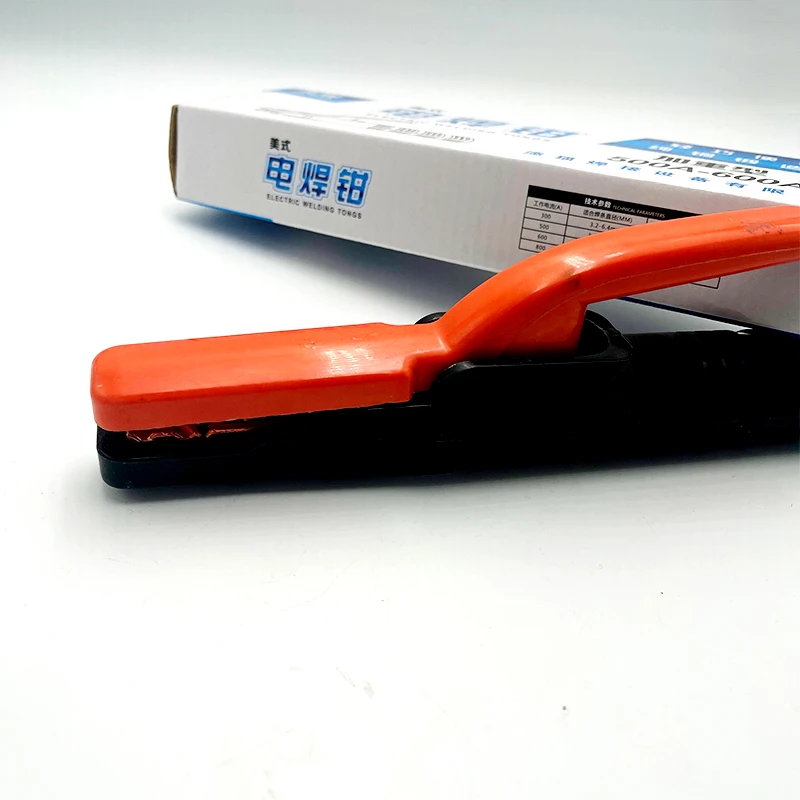 Handle pliers anti-fall handle 600A argon arc welding pliers American ground wire clamp industrial grade