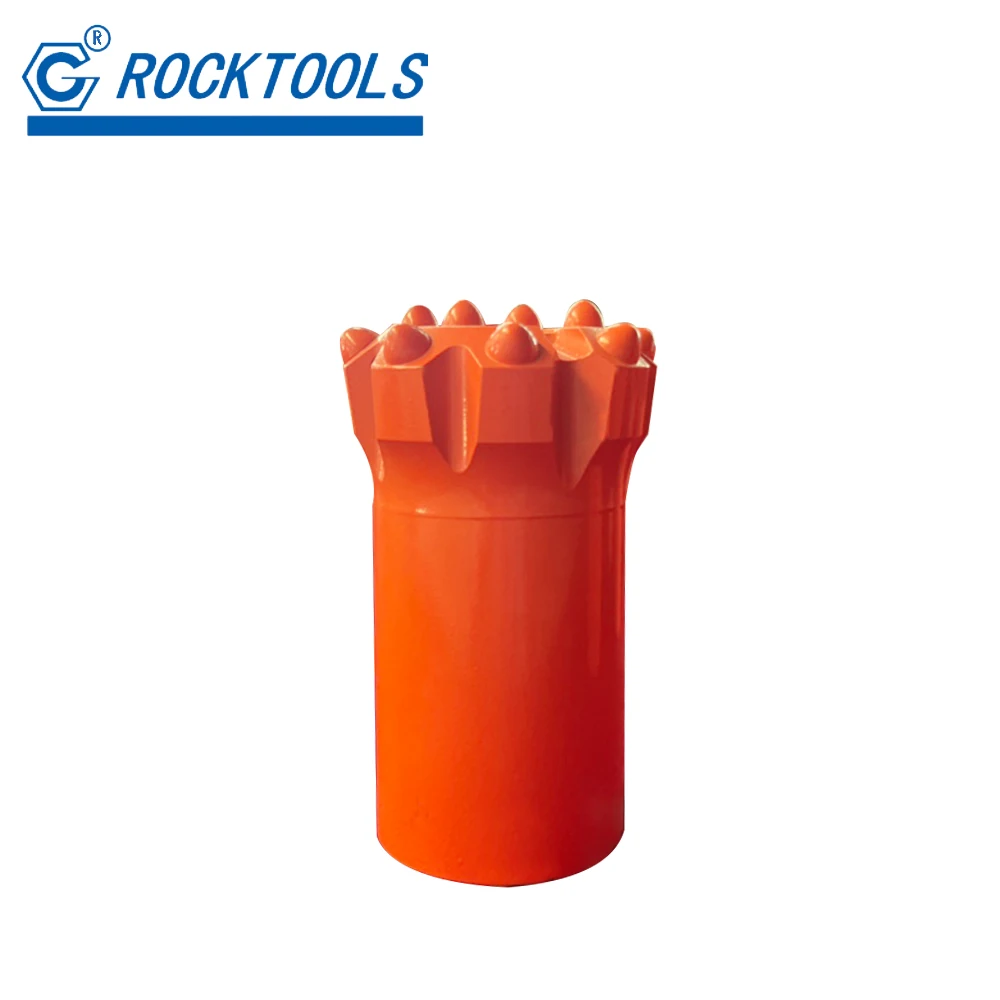 Drill tools 76mm 89mm T45 thread hard rock button bit