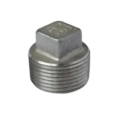 
Фитинг из нержавеющей стали, чугунная труба из ковкого чугуна ss 304 316L, Женская Резьба bsp, квадратная заглушка 