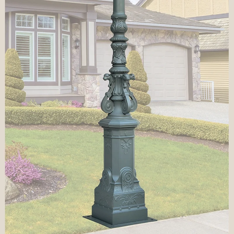 DAHENG Outdoor Hight Quality decorative LED Light Classic Pathway Light and Pole aluminum garden lamp