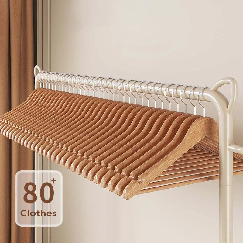 Metal Clothes Rack Home Storage Classic Garment Rack Wholesale Opening Closet Movable Clothes Hangers