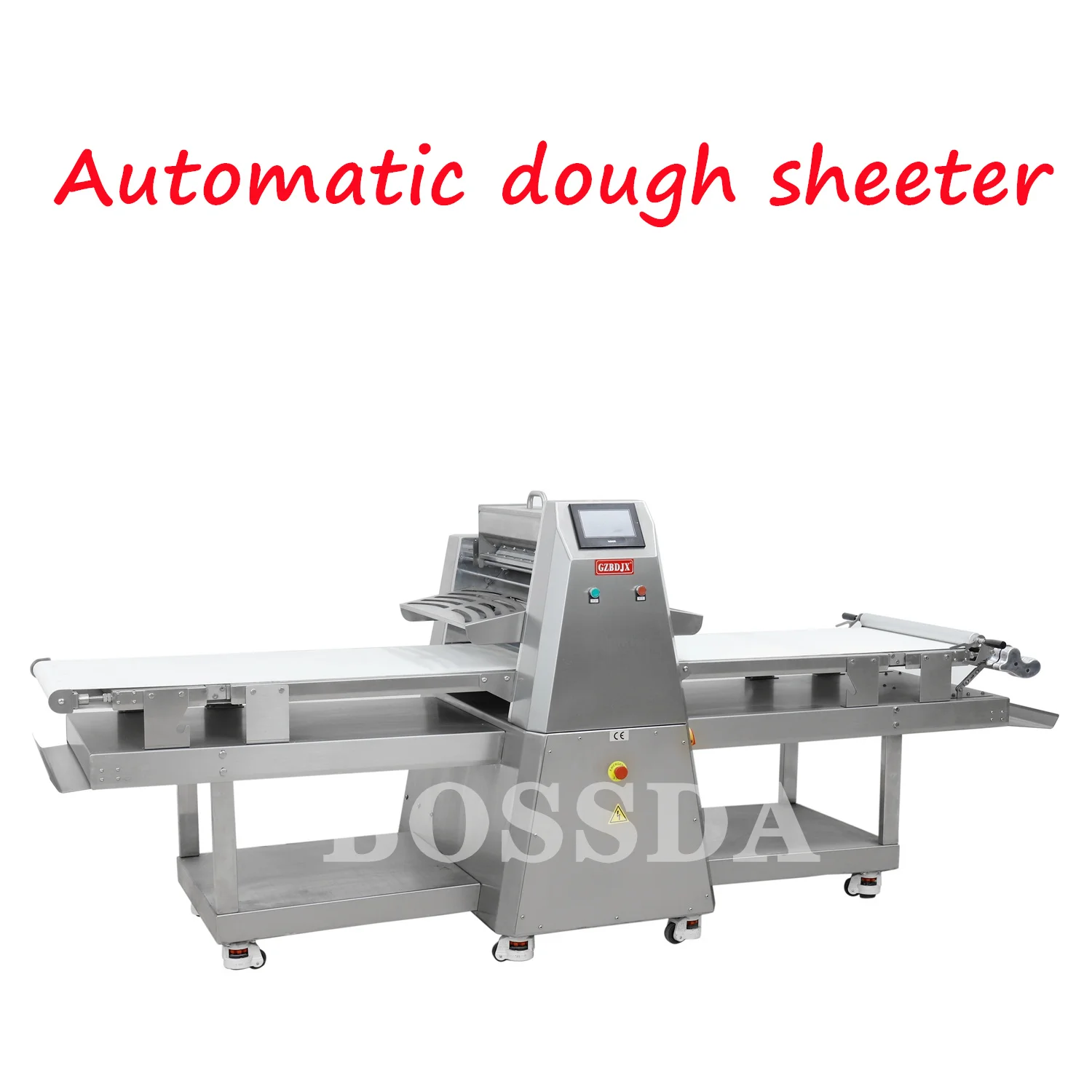 Bossda 650 Stainless Steel automatic Dough Sheeter machine for making croissant bread machine