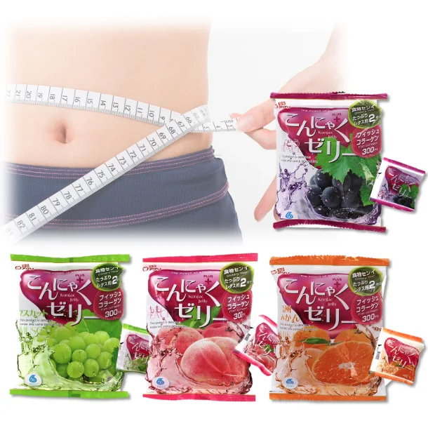 Japanese Ball Candy Mini Kid Sweet Pudding Fruit Konjac Jelly