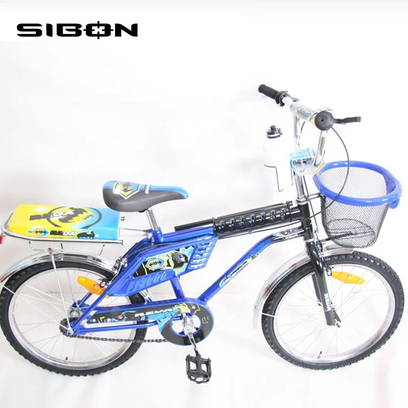 Велосипед с рамой из высокоуглеродистой стали SIBON B0110156 двойной тормоз сплава BMX ласточка для детей 20 дюймов