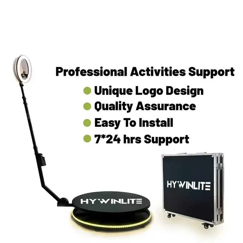 360 photo booth adjustable with bluetooth photobooth rotatif 360 hot 360 photo booth machine 100cm with software