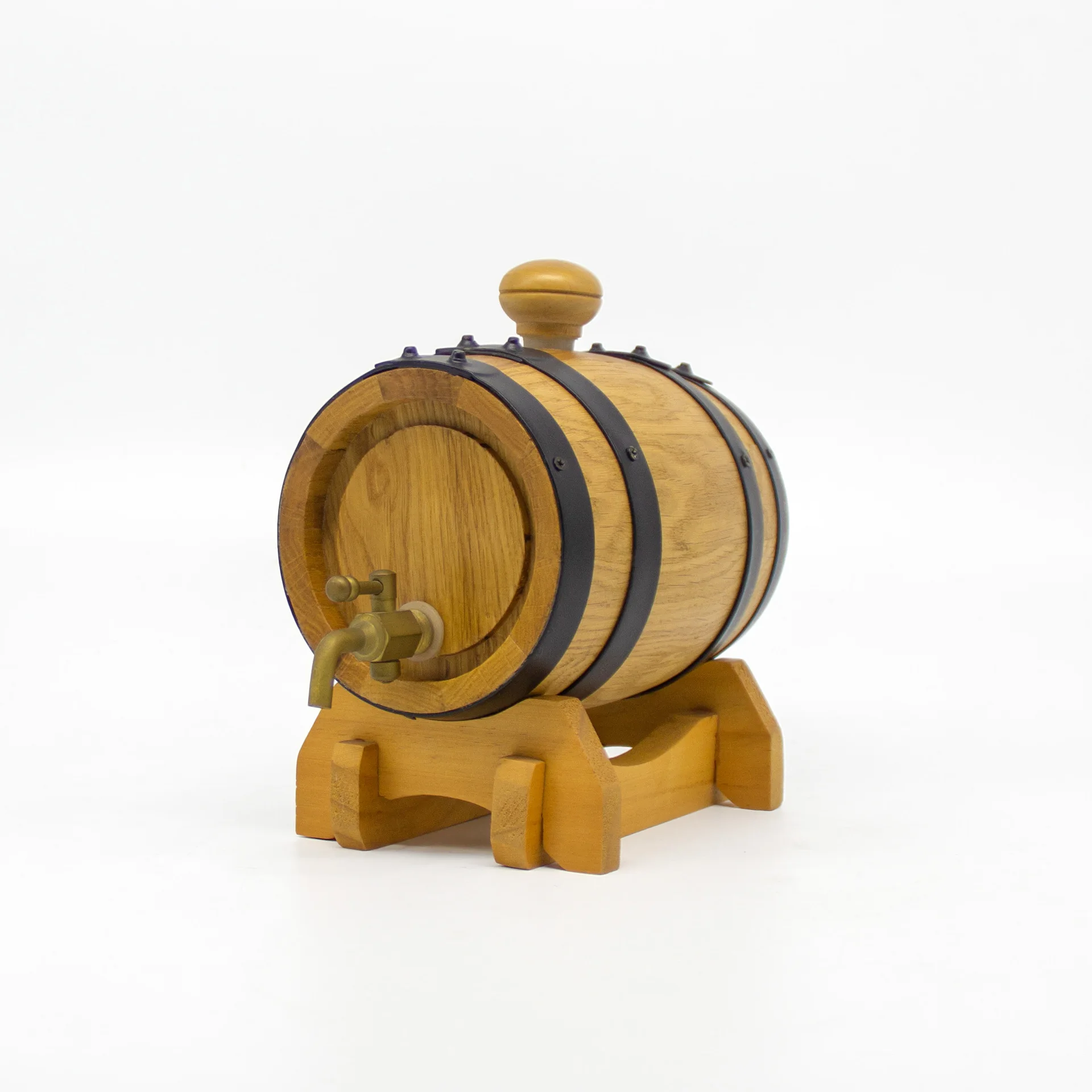 0.75L 1.5L 2L 3L 5L Custom Wine Box Stand Drink Dispenser Home Wine Bucket Barrel for Wine Beer Wooden Beverage Dispenser