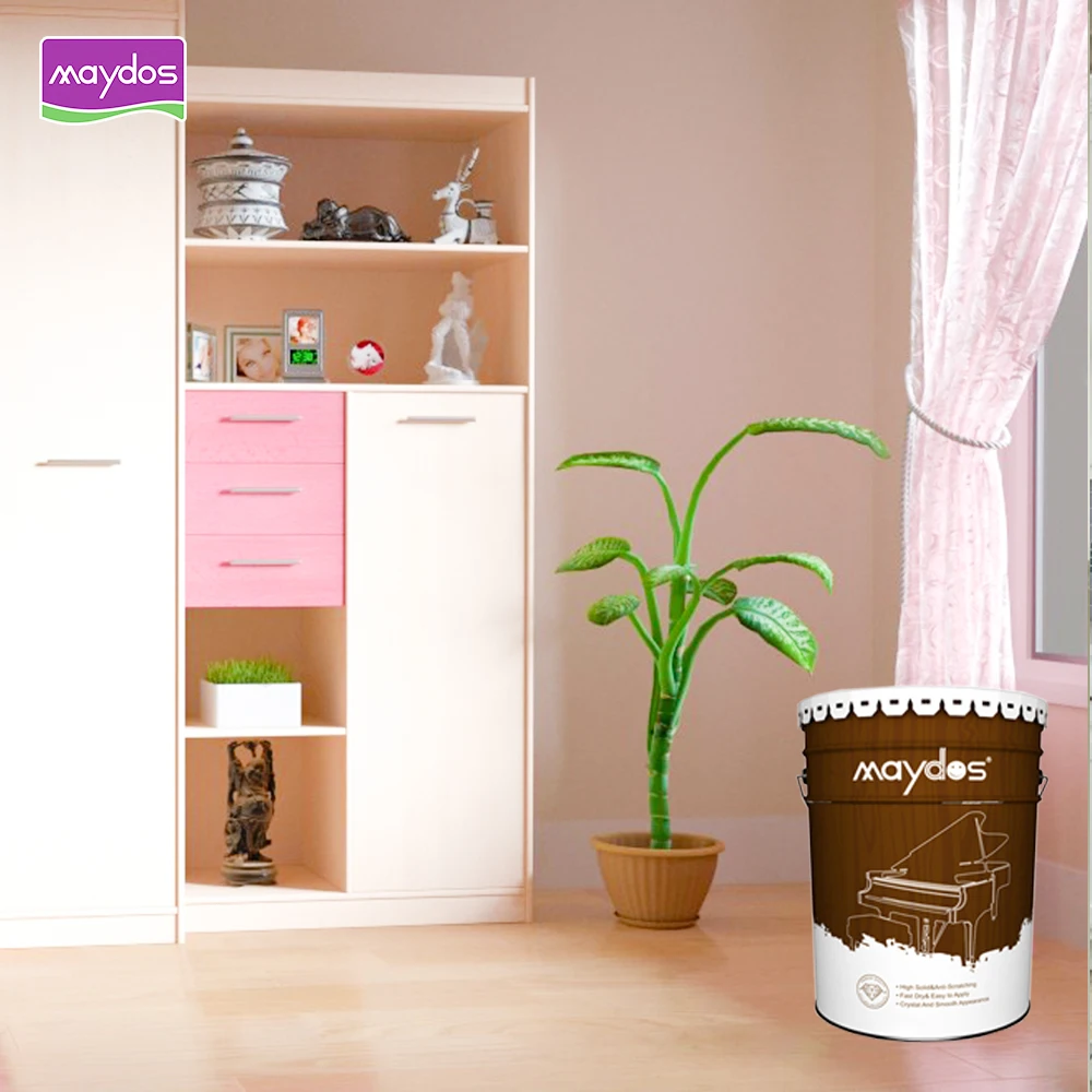 Top factory PU wood paint white matte for furniture factory
