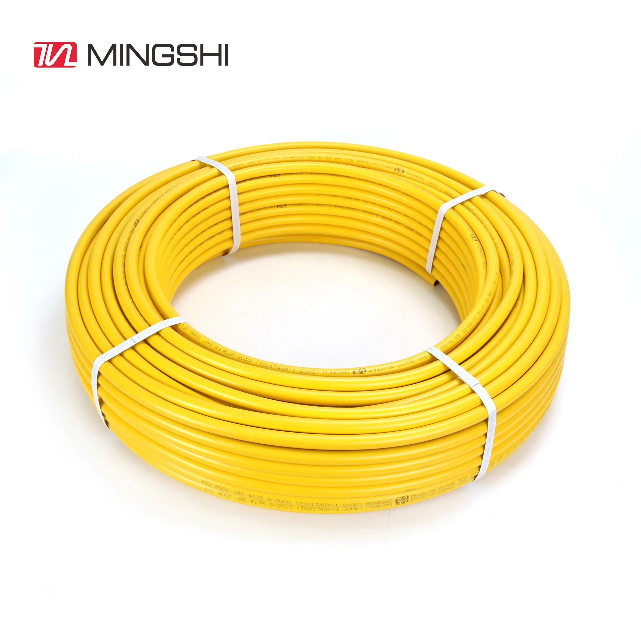 MINGSHI supply Butt welded  PE-AL-PE Multilayer pipe for gas system with AENOR,WRAS,SKZ,WATER MARK