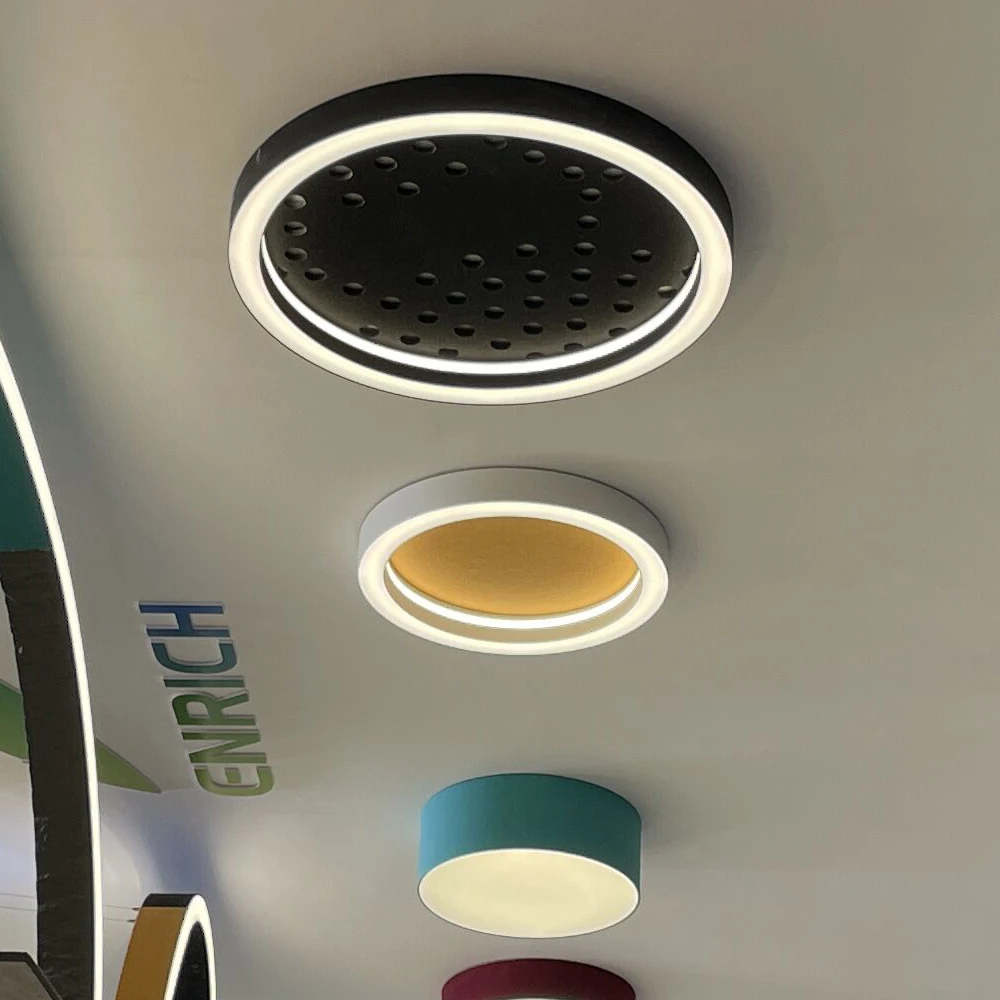 Triac с регулируемой яркостью/0-10 В яркостью/DALI dimmable акустическая круглая подвеска Светодиодная лампа