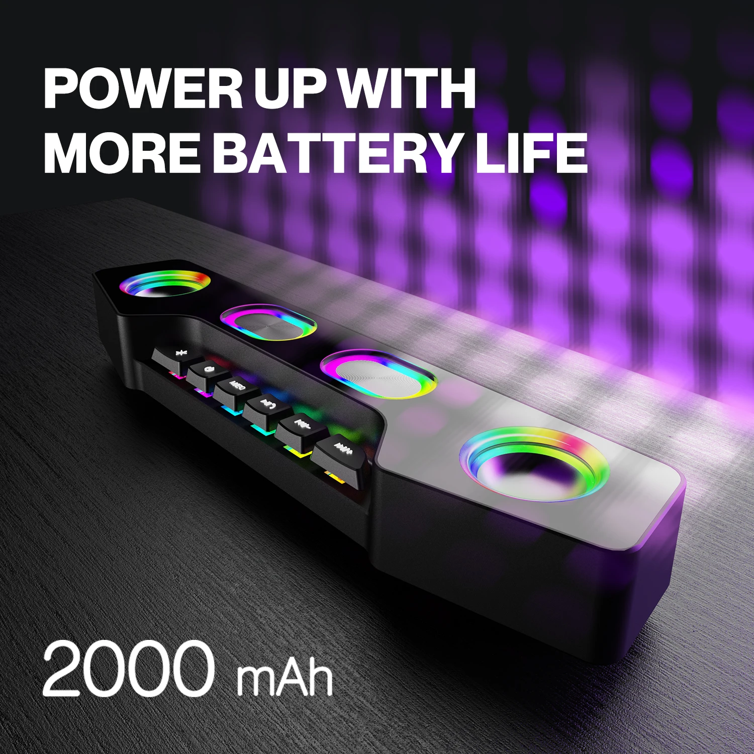 Высококачественный bluetooth-динамик Fifine A16 5 0 беспроводной RGB-динамик AUX игровой компьютерный