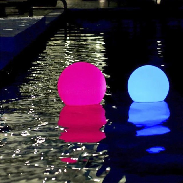Colorfuldeco 12cm Illuminating Rechargeable Garden Waterproof Led Remote Control Light Ball