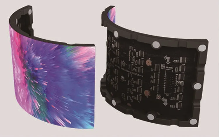 LED Screen P1.8 Flexible indoor SMD full color led Panel RGB Curved Flexible p1.8 LED board soft Led Module