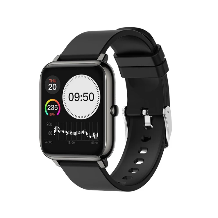 2021 Smart Watch P22 Men Women Bracelet with Metal Body Custom Dial Full Screen Touch Wrist Watches pk P8 P9 Smartwatch