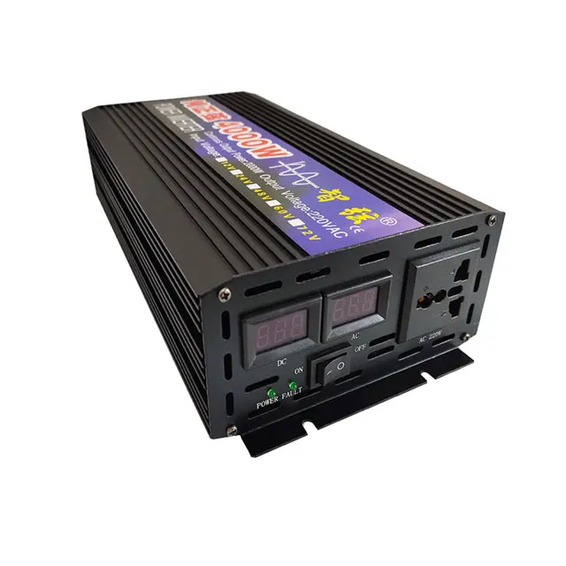 Holiday Promotion DC 12V 24V 48V 60V To AC 220V 230V 240V Pure Sine Wave Convertisseurs Solaire Dc Ac