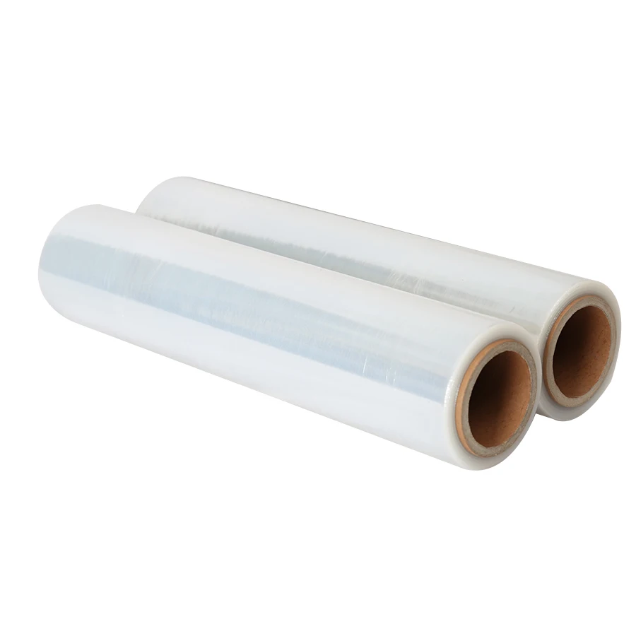 18inch x 1500ft Custom Black Industrial Stretch Film Roll Hand-Use Plastic Film Wrapping Roll Supplier
