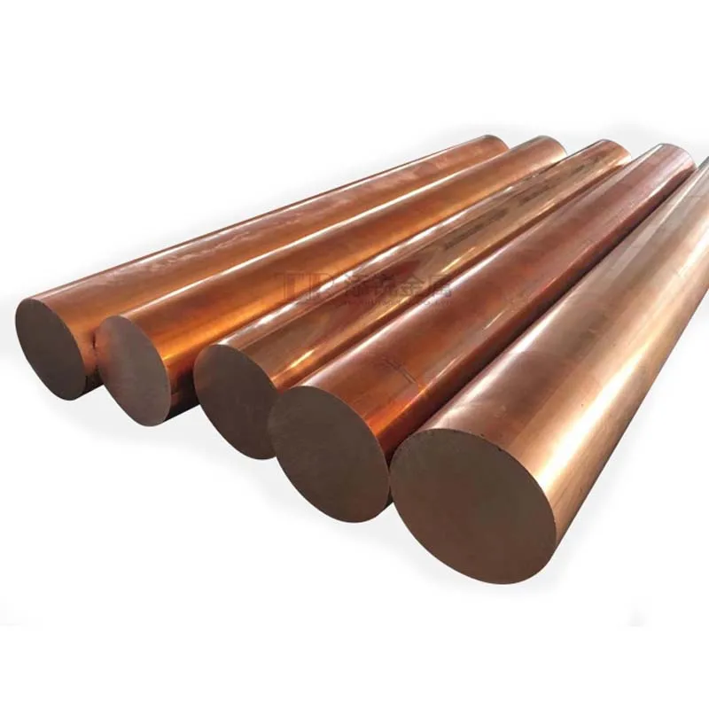 C11000 Copper bar / Copper Rod China supplier copper zinc filler brazing rod brass welding rods