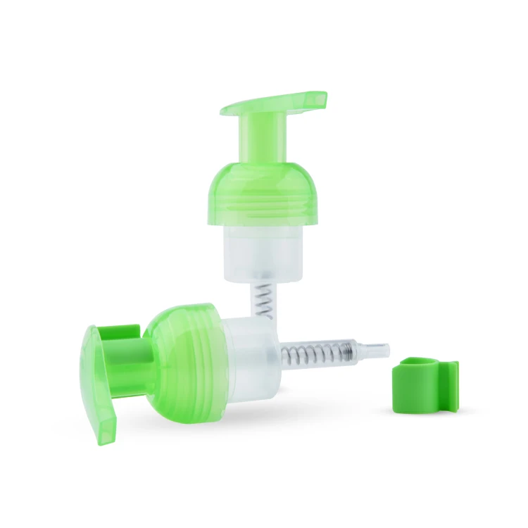 High quality clip lock 40mm foam pump plastic hand foaming soap bottle pump