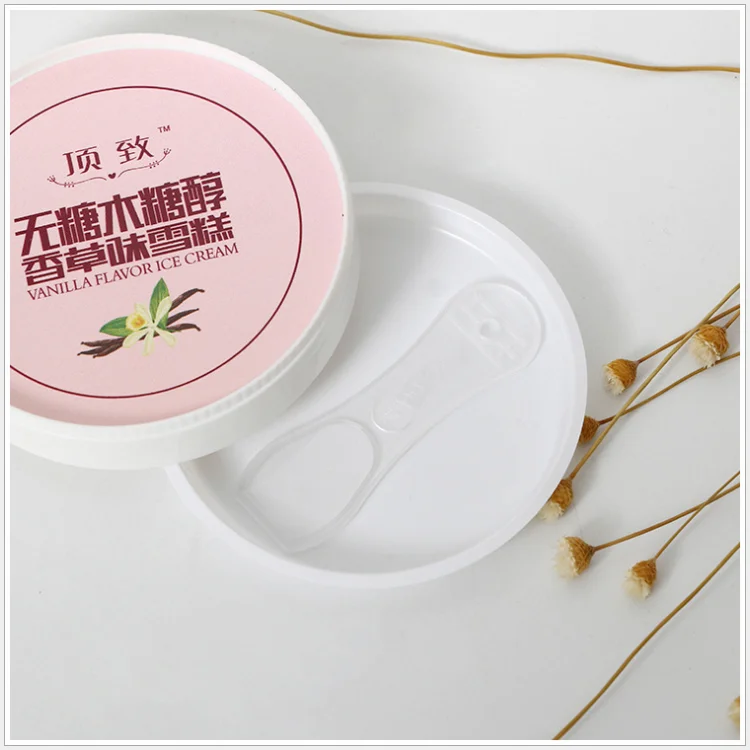 China Made Professional Wholesale Yogurt Paper Cup With Paper Lid Ice Cream Cup Packaging