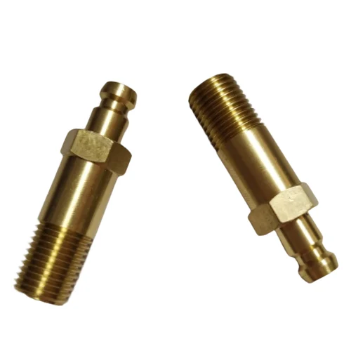German standard full flow Brass thread pipe hex male nipple plumbing union fittings for gas oil water