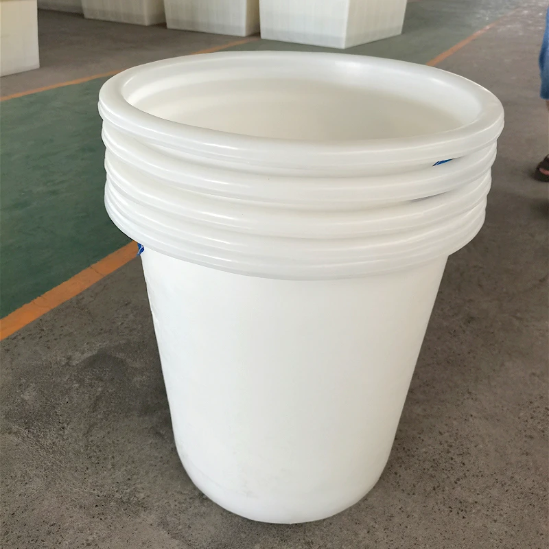 uv-resistant Polyethylene aquaponics fish tank 200 litre blue plastic drum large plastic fish tank