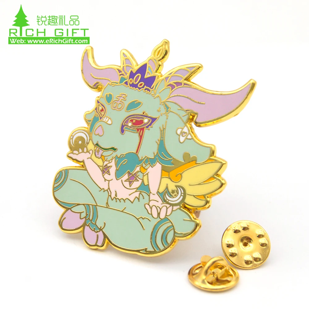 Enamel Lapel Large Logo Custom Safety Pin Cubic Zirconia for Badges Ocean Toilet Paper White Glitter Enamel Pin Medicals for Men