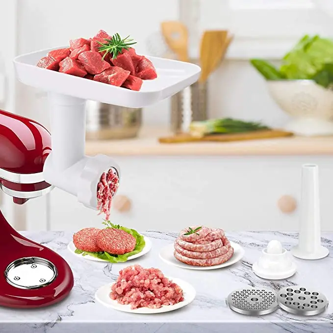Multi Functional Combination Custom Food Meat Grinder Attachment Kitchen Food Meat Grinder Free Spare Parts Electric Single Item