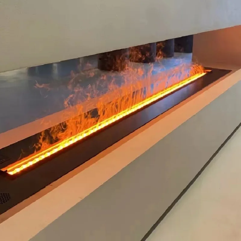 Автономный водяной пар туман огонь паровой камин кассета искусственный 3D увлажнитель электрический со светодиодным светом