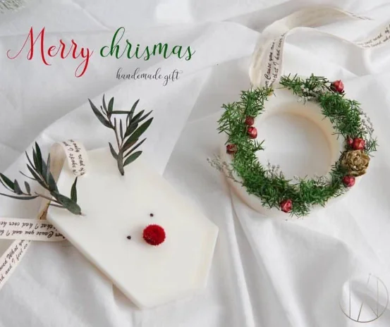 
hanging dried flower fragrance candle charms 