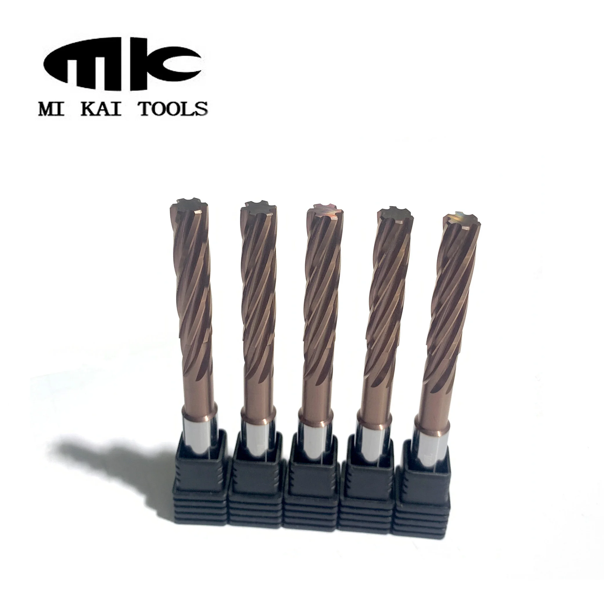  Высокое качество карбида вольфрама Sprial 6 флейт CNC Reamers инструмент с