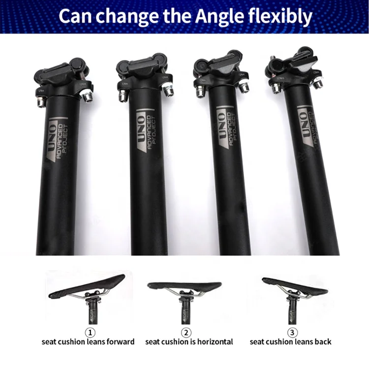 Uno Bike Alloy 400mm Seat Post Hot Selling Bike Seat Post 25.4/27.2/28.6/30.9/31.6mm Seat Post