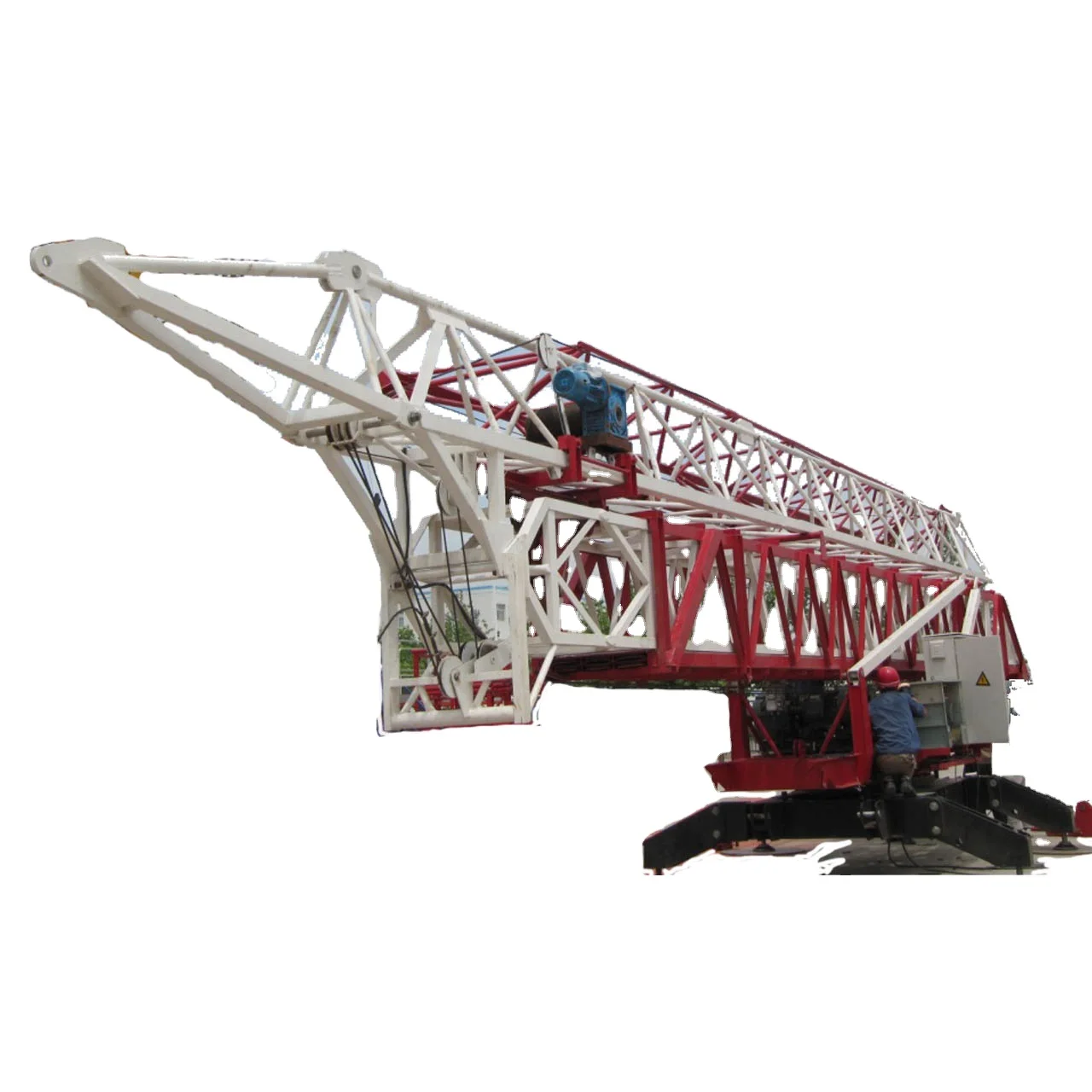 Good Performance and high load moment Fast erecting Tower crane for construction