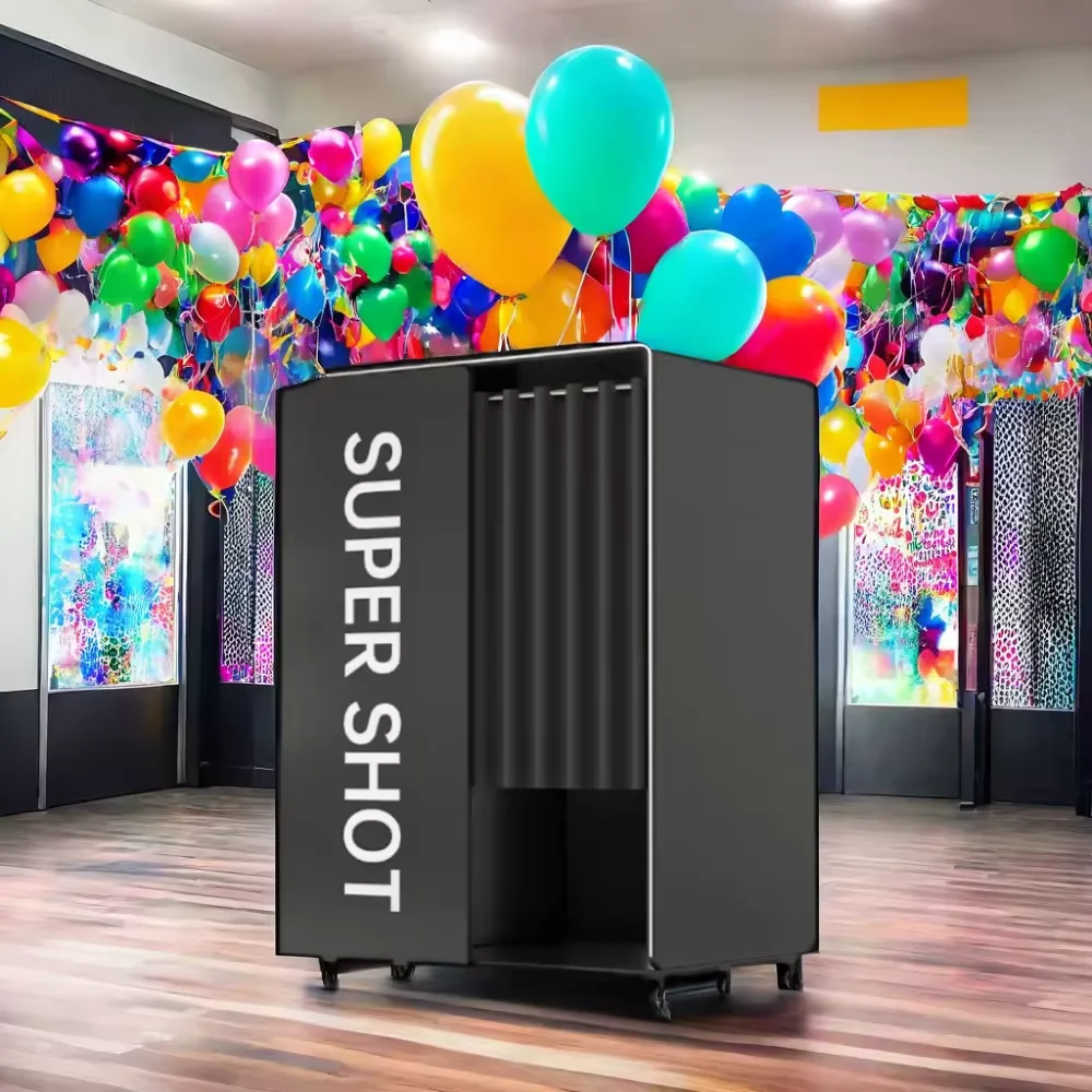 wedding events photobooth portable selfie magic mirror photo booth touch screen machine led frame kiosk with camera and printer