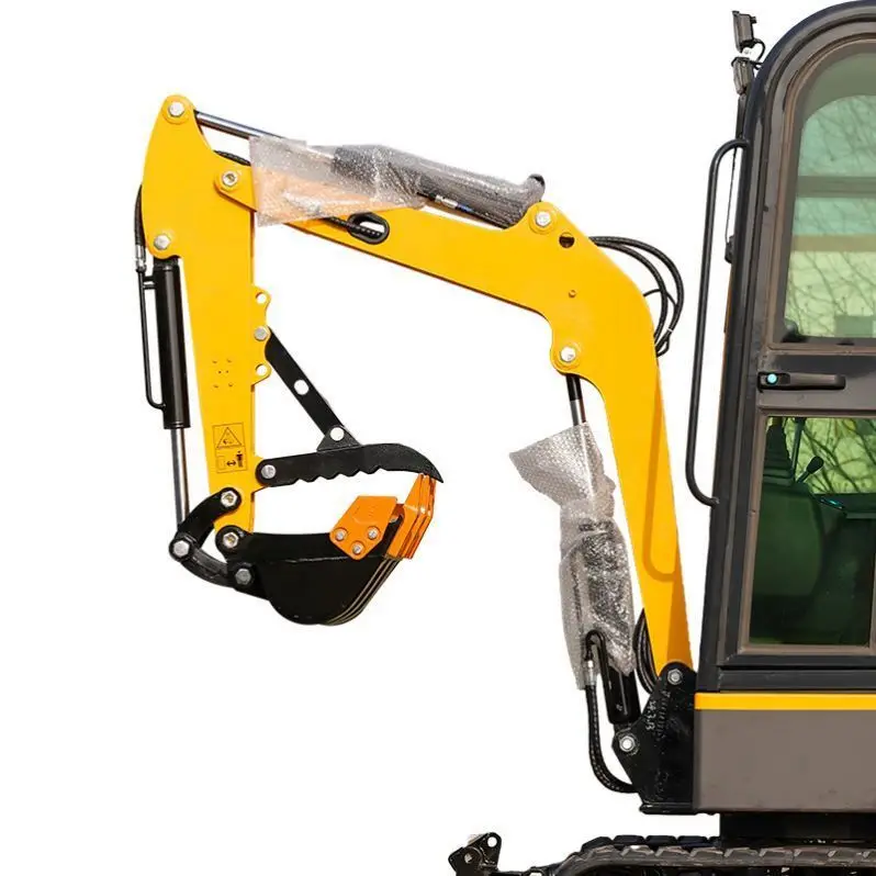 New Wheel Excavator Earth Moving Machinery Track Digger 3 Ton Machine Mini Wheel Excavator
