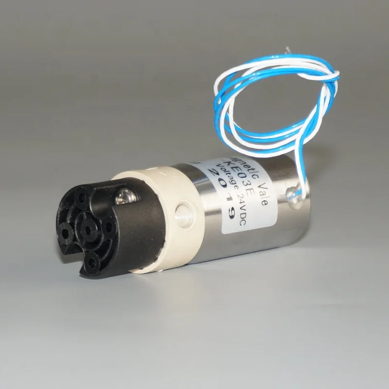 3way normal closed DC diaphrgam isolation valve for fluid control