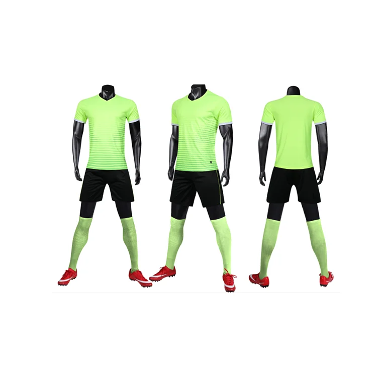 quick shipping wholesale new design jersey pattern football soccer uniform embroidery soccer jerseys