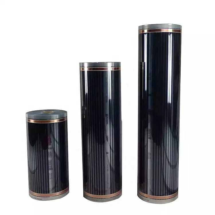 Underfloor Heated Film Electric Floor Heating Mat Heat Resistant Floor Mat for Bathroom Shower Waterproof Graphene Carbon