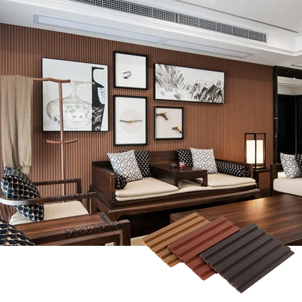 WPC Wood Wall Panel PVC Dekorasi Dinding yang Stylish dan Praktis