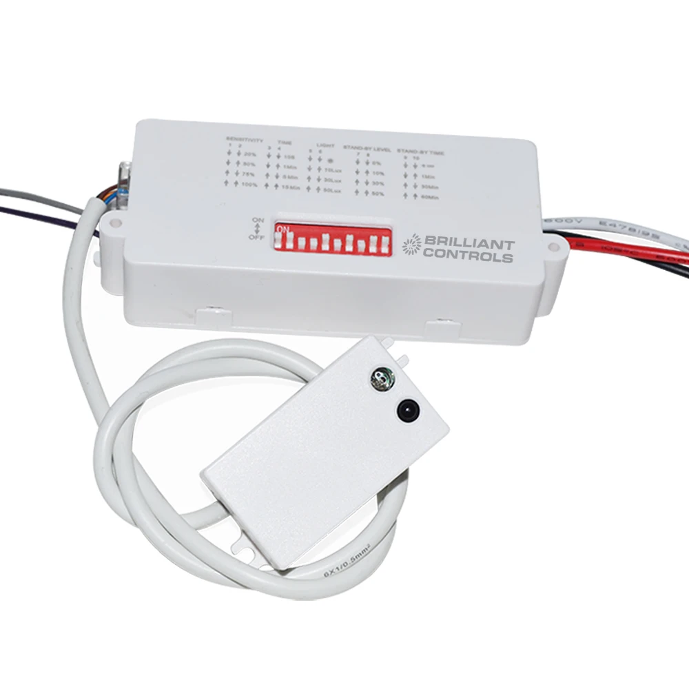 120V 277V Mini microwave solar outdoor high bay led wall light photocell movement sensor with button