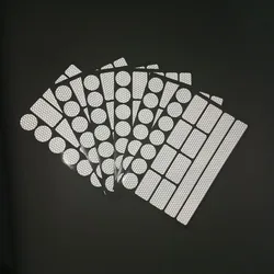 Customized Motorcycle Scooter MTB Road Bicycle Warning Reflector Bike Cycling vinyl Decal Reflective Stickers