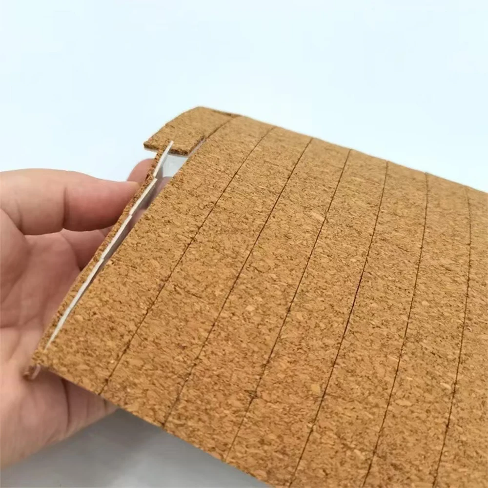 Hot Selling Glass Protecting Cork Cling Foam On Rolls Self Adhesive Square Cork Spacers Pads