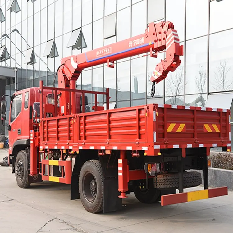 Guo Liu Dongfeng Changxing D3 single bridge 12 tons on board crane