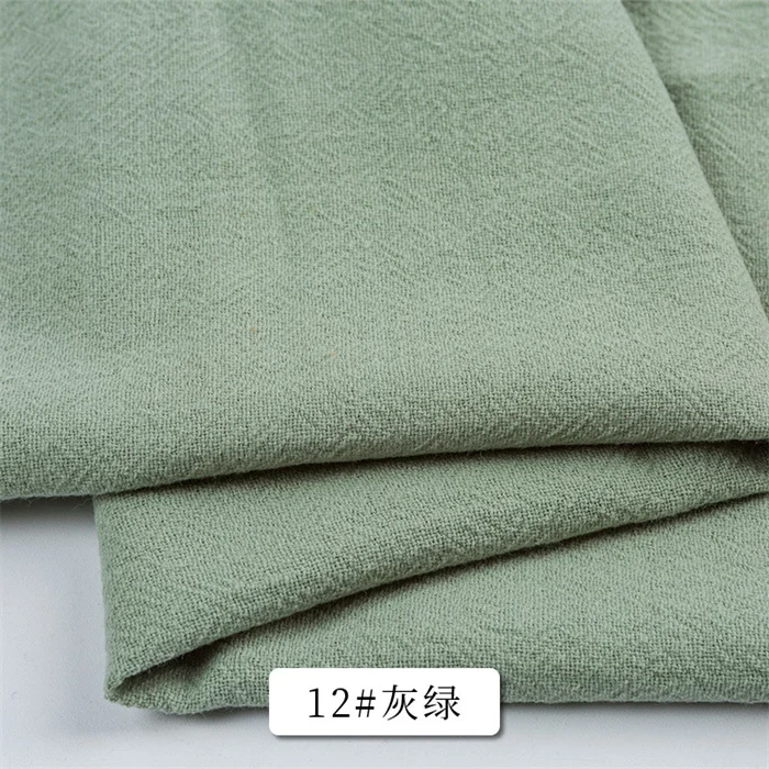 16s Stone Washed Cotton Crepe Muslin Fabric