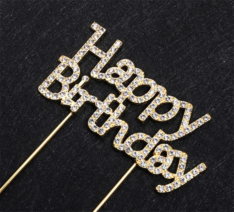 Cross-border Happy Birthday Cake Brand Crystal Cake Party