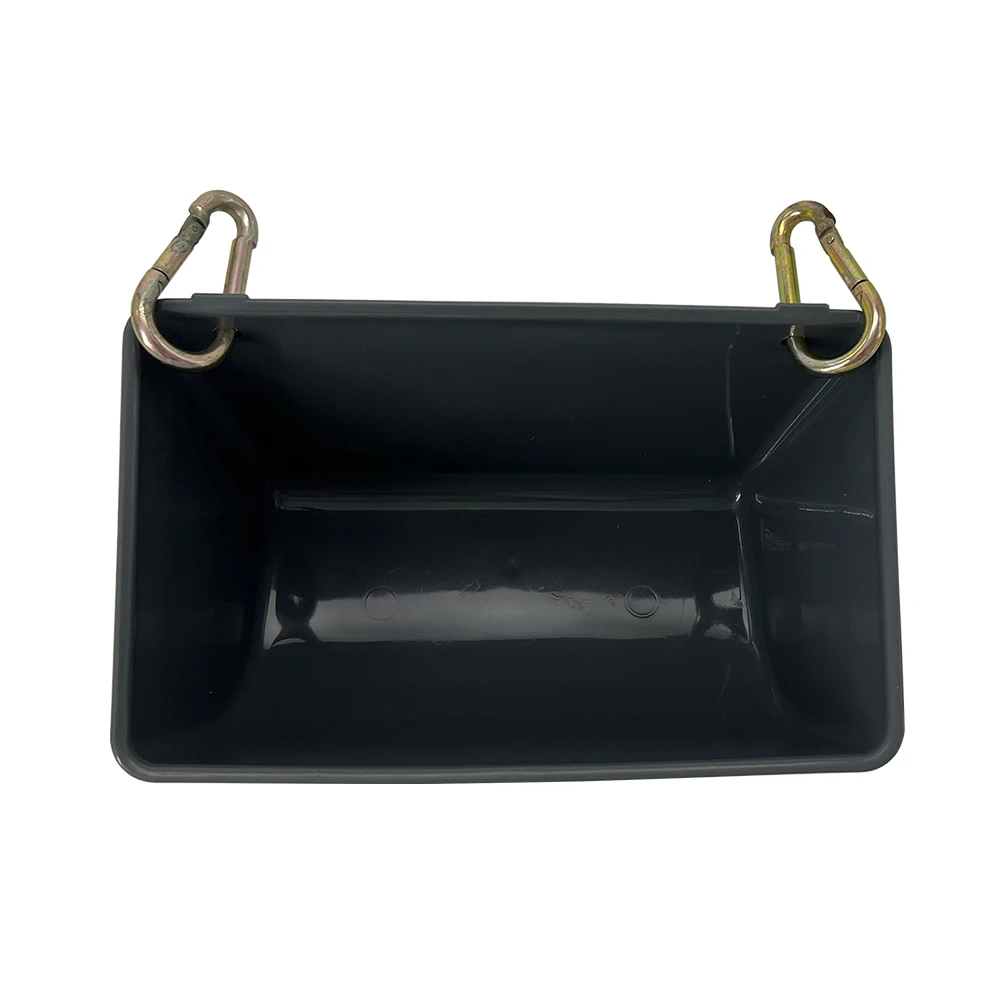 Hanging Fence Feeder Feed Trough and Waterer Bucket with Clips for Goat Chicken Duck Sheeple Dog Piglets Deer Goose Turkeys